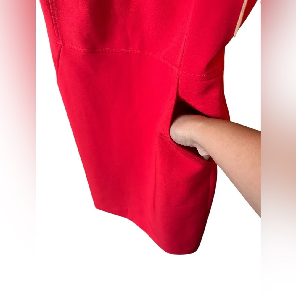 Vibrant Red/rouge dress size 8 - Picture 5 of 8